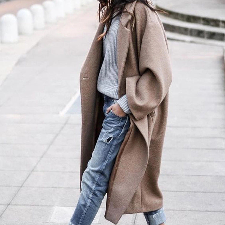 Damenmantel im Relaxed Fit mit 3D-Details - 8 - Trendlinie