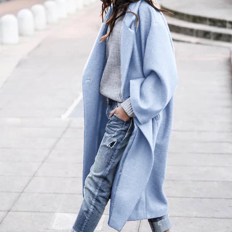 Damenmantel im Relaxed Fit mit 3D-Details - 9 - Trendlinie