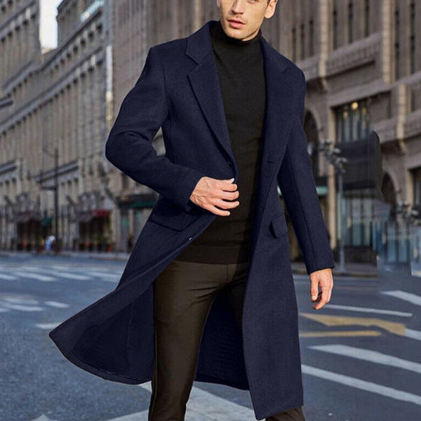 Stilvoller Herren-Trenchcoat mit praktischen Taschen für jede Gelegenheit - 1 - Trendlinie