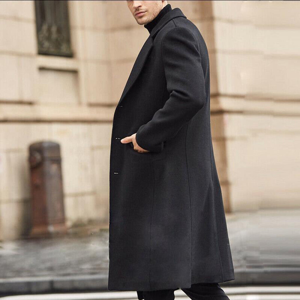 Stilvoller Herren-Trenchcoat mit praktischen Taschen für jede Gelegenheit - 4 - Trendlinie