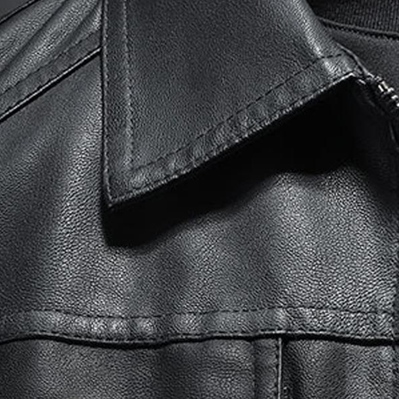 Hemdjacke Herren schwarz mit Reißverschluss und aufgesetzten Taschen