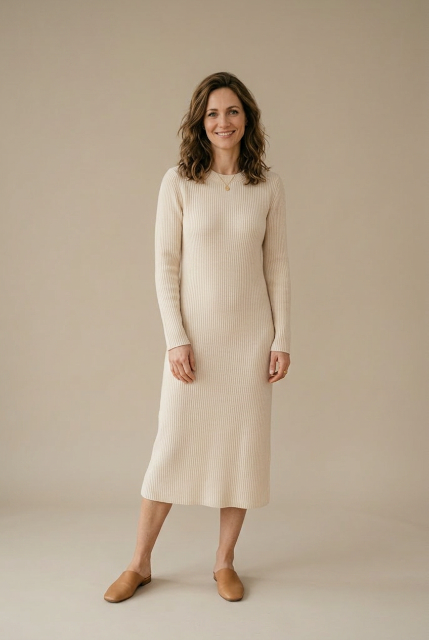 Mila Strickkleid Midi