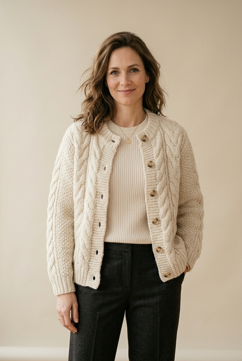 Mette Grobstrick-Cardigan